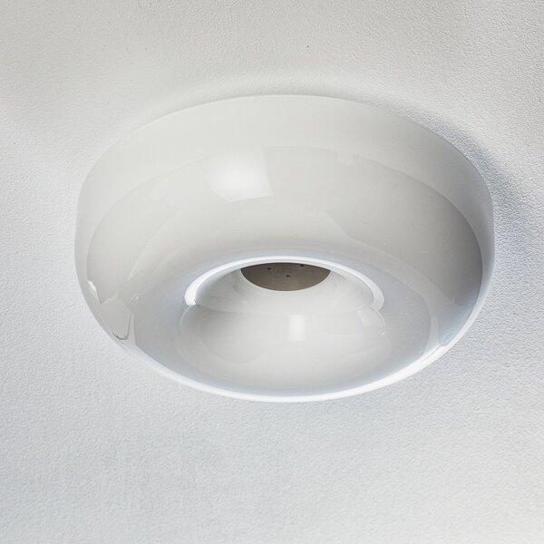 Lampa Sufitowa Foscarini, Circus piccola, ściemnialny, biały, salon, szkło, design