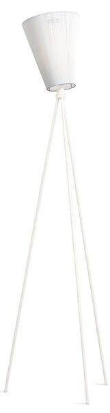 Lampa Podłogowa Northern, Oslo Wood, ściemnialny, biały, salon, tkanina | tekstylia, design