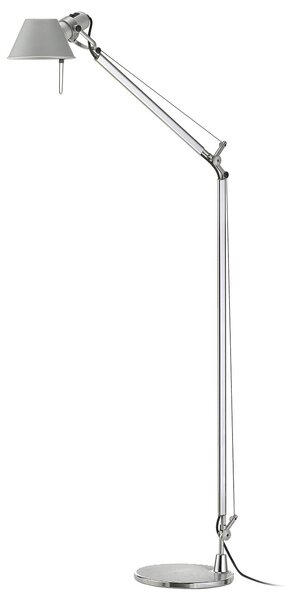 Lampa Podłogowa Artemide, Tolomeo Reading, ściemnialny, metaliczny, salon, metal, design