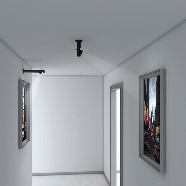 Lampa Sufitowa Martinelli Luce, Calabrone Spot, czarny, salon, metal, design
