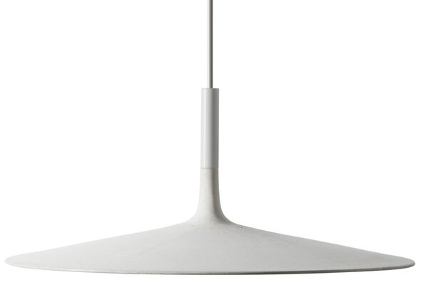 Lampa Wisząca Foscarini, Aplomb Large, ściemnialny, biały, kuchnia, beton, design