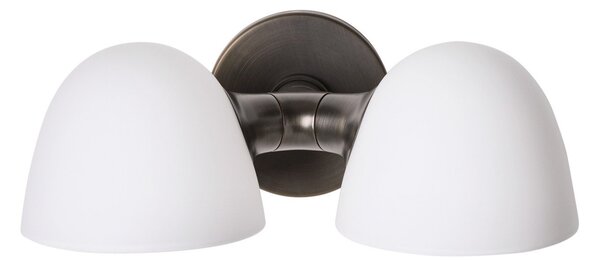 Lampa Ścienna Made By Hand, Fuse Double, ściemnialny, biały, salon, szkło, design