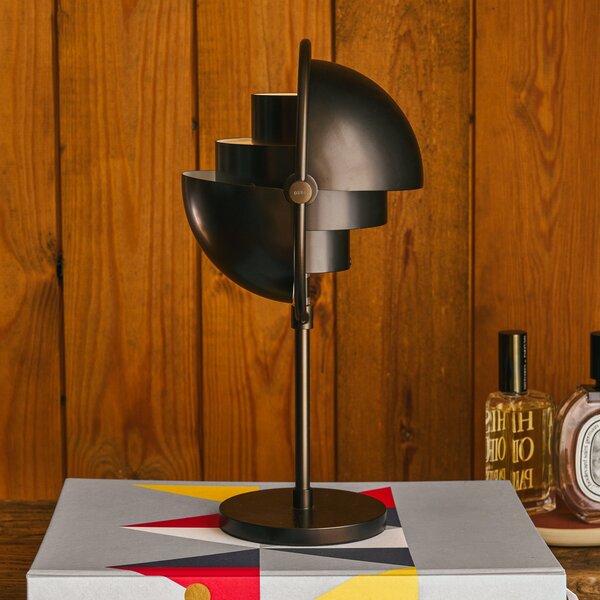 Lampa Stołowa GUBI, Multi-Lite, ściemnialny, czarny, salon, metal, design