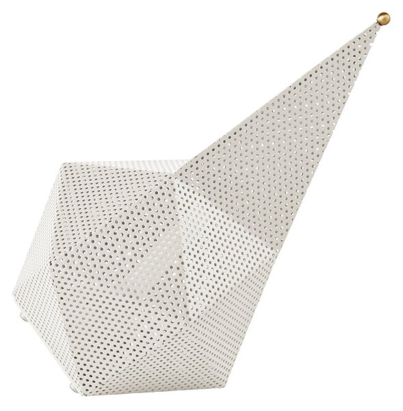 Zewnętrzna Lampa GUBI, Bagdad, ściemnialny, biały, taras, metal, nowoczesny