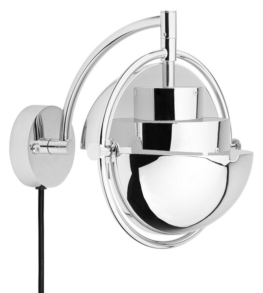Lampa Ścienna GUBI, Multi-Lite, ściemnialny, szary, salon, mosiądz, design