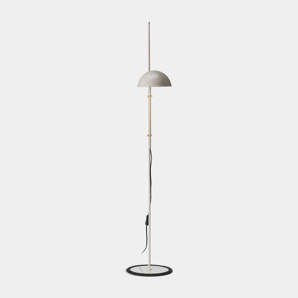 Lampa Podłogowa MARSET, Funiculí, biały, salon, metal, design