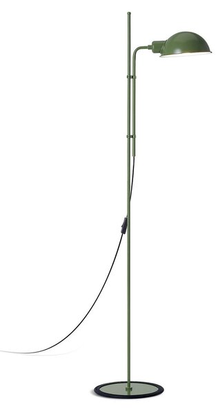 Lampa Podłogowa MARSET, Funiculí, zielony, salon, metal, design