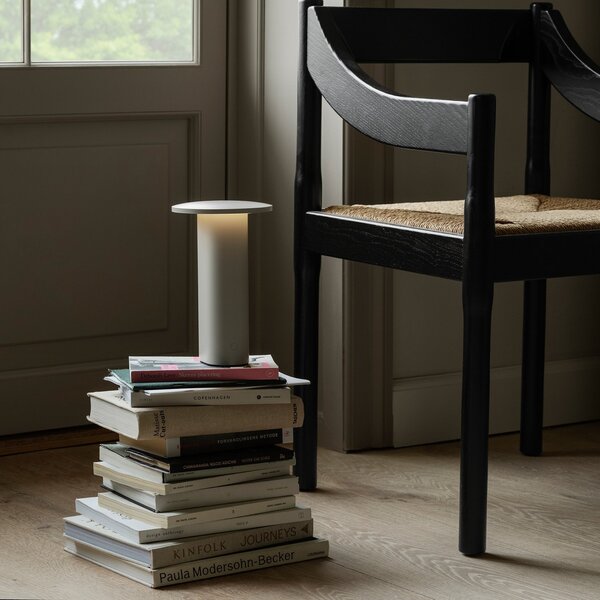 Lampa Stołowa FRITZ HANSEN, Solae, ściemnialny, szary, salon, aluminium, nowoczesny