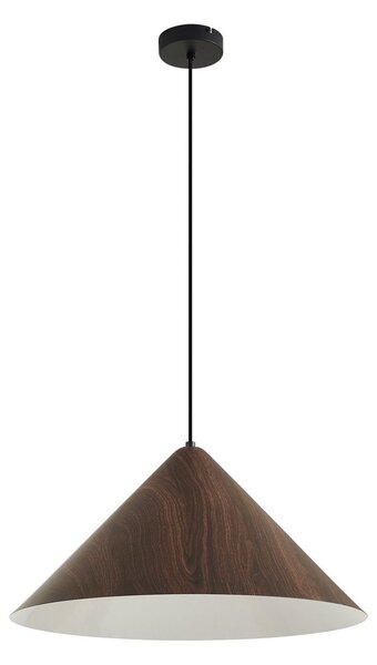 Lampa Wisząca Lindby, Clarine, ściemnialny, drewniany, jadalnia, metal, nowoczesny