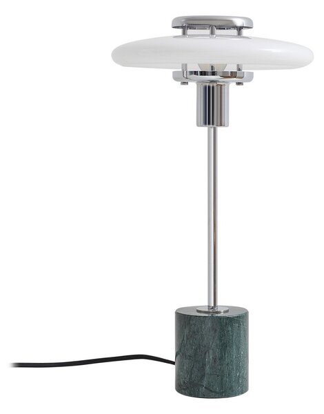 Lampa Stołowa Lindby, Branford, biały, salon, szkło, vintage