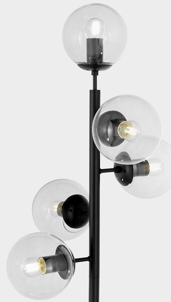 LAMPA STOJĄCA PODŁOGOWA CZARNA CEREDO W5