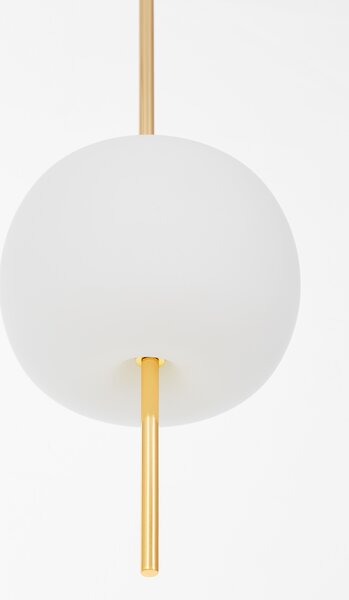 NOWOCZESNA LAMPA WISZĄCA ZŁOTA ALPINA D20