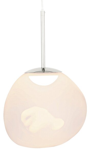Lampa Wisząca Tom Dixon, Melt, ściemnialny, biały, salon, tworzywo sztuczne, design