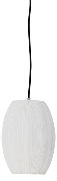 Lampa Wisząca Bloomingville, Pica, biały, salon, tkanina | tekstylia
