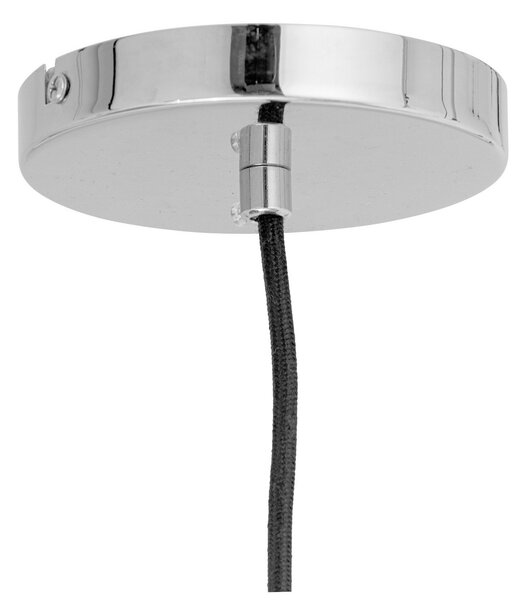 Lampa Wisząca Bloomingville, Pica, biały, salon, tkanina | tekstylia