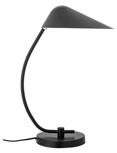 Lampa Stołowa Bloomingville, Nisella, czarny, salon, metal, nowoczesny