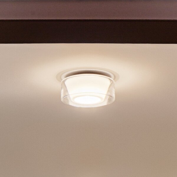 Lampa Sufitowa Serien Lighting, Curling M, ściemnialny, transparentny, salon, szkło, design
