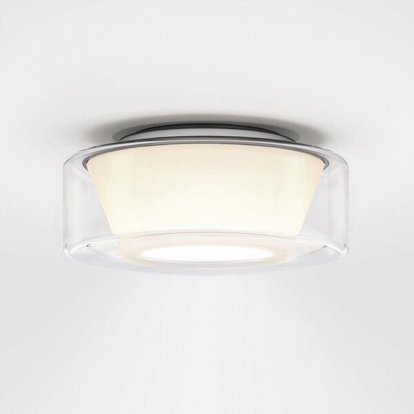 Lampa Sufitowa Serien Lighting, Curling M, ściemnialny, transparentny, salon, szkło, design