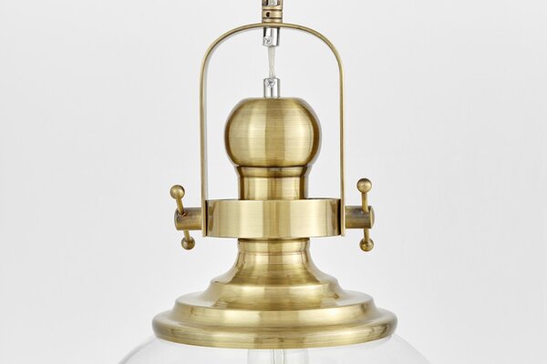 LAMPA WISZĄCA SUFITOWA LOFT MOSIĘŻNA FALCO