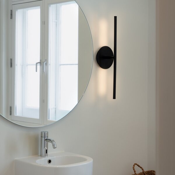 Lampa Ścienna UMAGE, Omni, ściemnialny, czarny, salon, aluminium, design