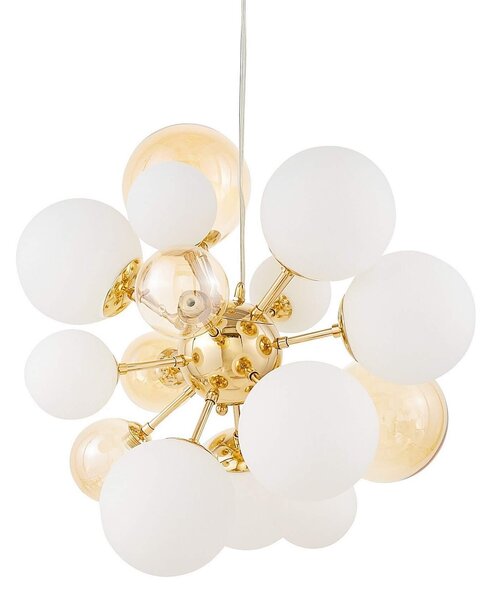 LAMPA WISZĄCA NOWOCZESNA ZŁOTA GALAKSIDA W10