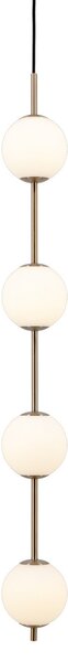 Lampa Wisząca UMAGE, Audrey, ściemnialny, złoty | mosiężny, salon, metal, design