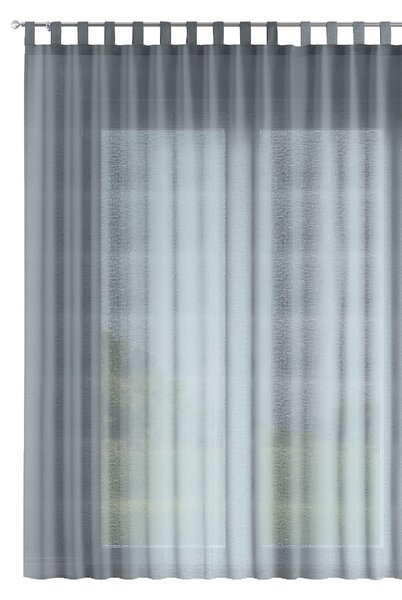 Firana na szelkach kolor zielony tkanina półprzezroczysta, strukturalna