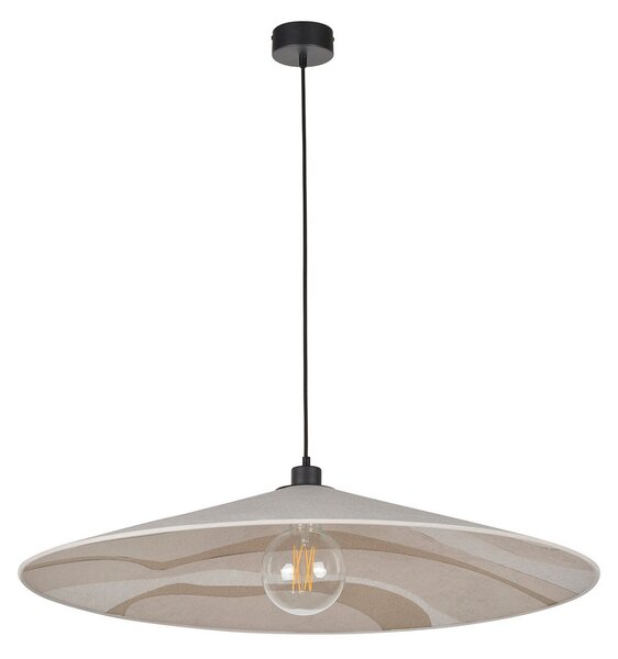 Lampa Wisząca MARKET SET, Sonia Laudet, ściemnialny, beżowy, salon, tkanina | tekstylia, design
