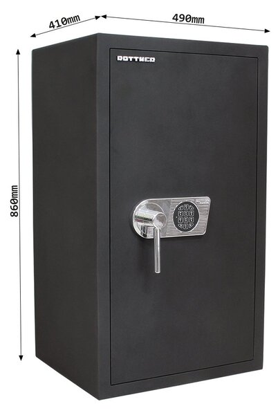 Sejf meblowy TOSCANA 85 EL, 860x490x410 mm, 98 L
