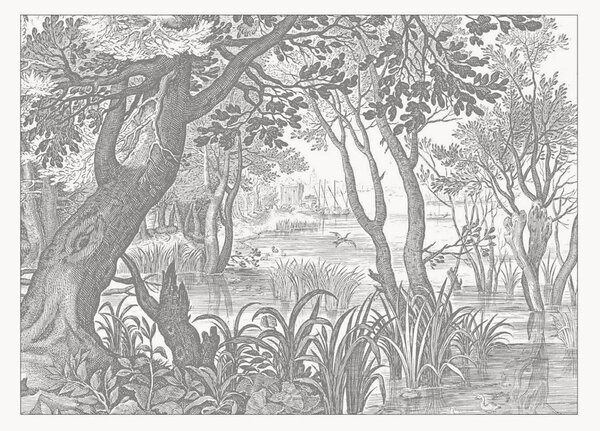 Tapeta Engraved Landscapes
