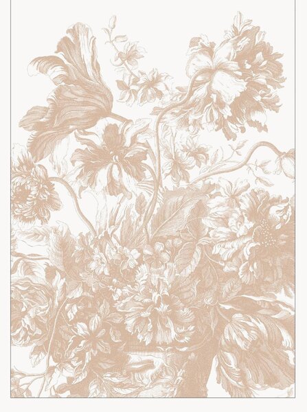 Tapeta Engraved Flowes