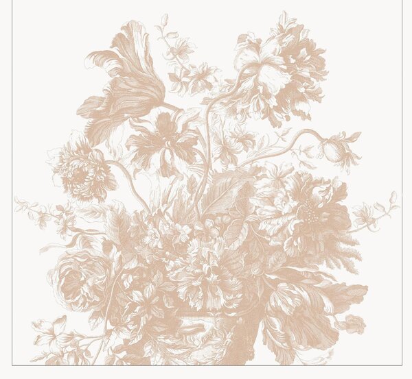 Tapeta Engraved Flowes