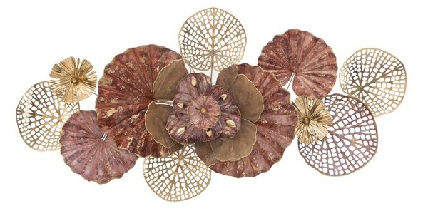 Metalowa dekoracja wisząca Mauro Ferretti Flowery, 118x58 cm