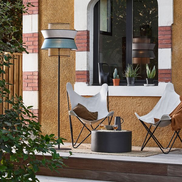 Zewnętrzna Lampa MARKET SET, Singapour, czarny, tkanina | tekstylia, design