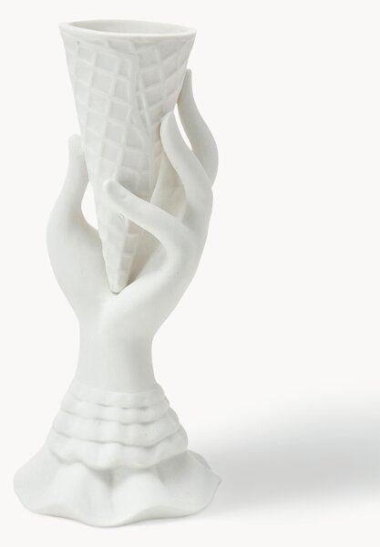 Wazon z porcelany I-Scream, W 20 cm