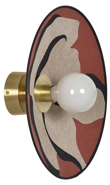 Lampa Ścienna MARKET SET, Sonia Laudet, ściemnialny, pudrowy róż, salon, tkanina | tekstylia, design