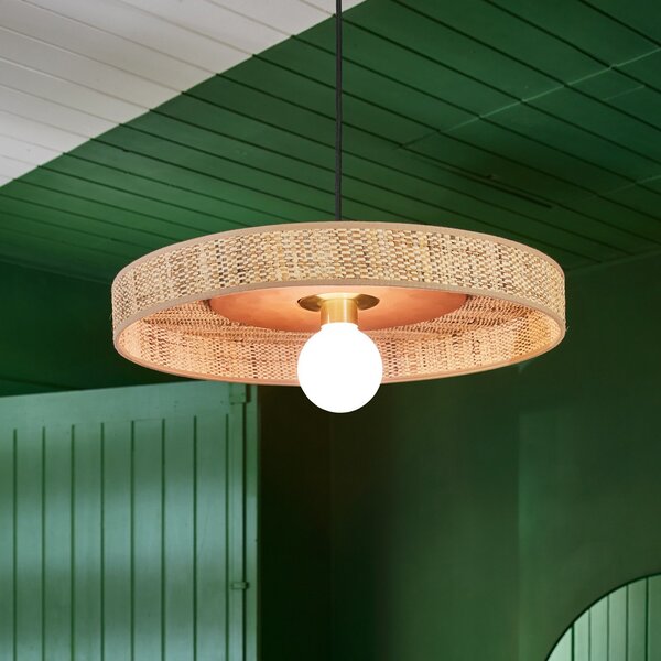 Lampa Wisząca MARKET SET, Portinatx, ściemnialny, brąz rdzawy, salon, ceramika, design