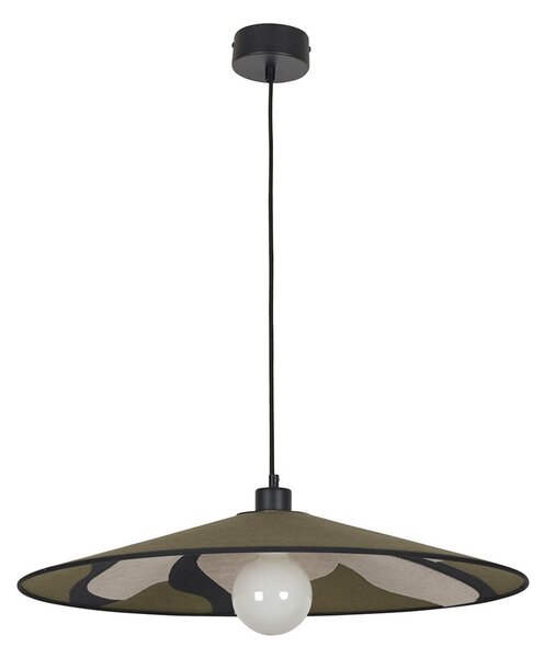 Lampa Wisząca MARKET SET, Sonia Laudet, ściemnialny, zielony, salon, tkanina | tekstylia, design