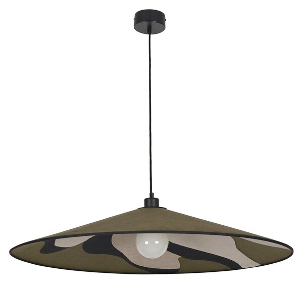 Lampa Wisząca MARKET SET, Sonia Laudet, ściemnialny, zielony, salon, tkanina | tekstylia, design
