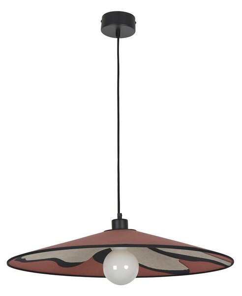 Lampa Wisząca MARKET SET, Sonia Laudet, ściemnialny, pudrowy róż, salon, tkanina | tekstylia, design