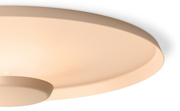 Lampa Ścienna Vibia, Top, ściemnialny, pudrowy róż, salon, metal, nowoczesny