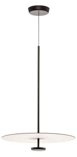 Lampa Wisząca Vibia, Flat, ściemnialny, pomarańczowy, salon, metal, nowoczesny