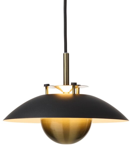 Lampa Wisząca Halo Design, STEPP, ściemnialny, czarny, jadalnia, metal, skandynawski