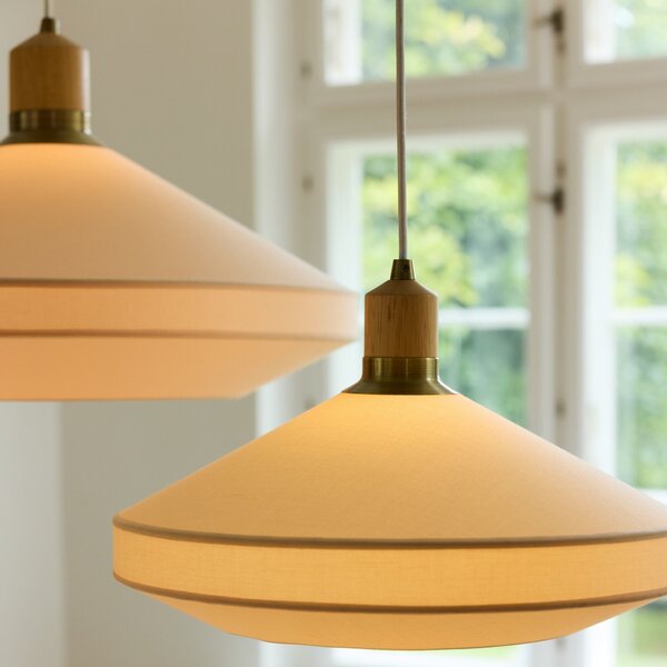 Lampa Wisząca Halo Design, PARIS SOFT, ściemnialny, jadalnia, tkanina | tekstylia, design