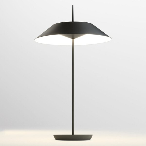 Lampa Stołowa Vibia, Mayfair, ściemnialny, czarny, przedpokój, metal, design