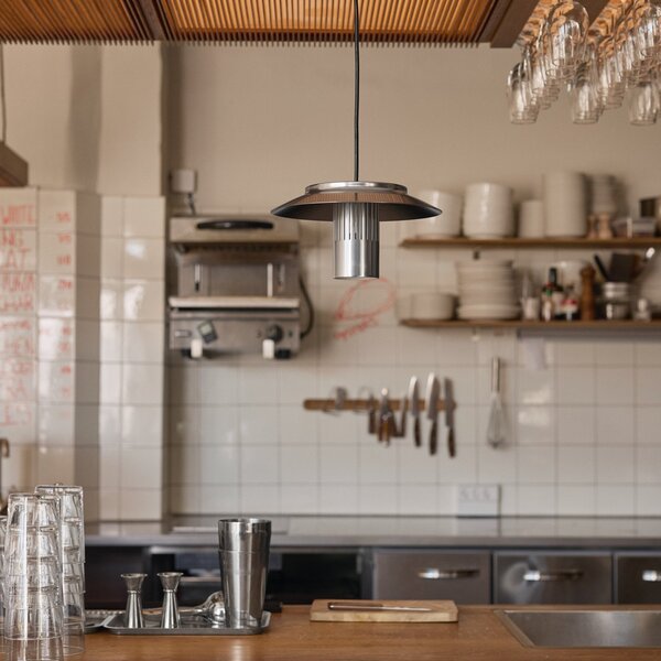 Lampa Wisząca Pholc, Lille 24, ściemnialny, metaliczny, kuchnia, aluminium, design