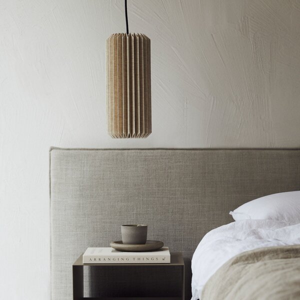 Lampa Wisząca Watt & Veke, Alba, ściemnialny, brąz rdzawy, sypialnia, tkanina | tekstylia, design