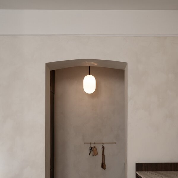 Lampa Wisząca Watt & Veke, Noor, ściemnialny, biały, salon, szkło, nowoczesny