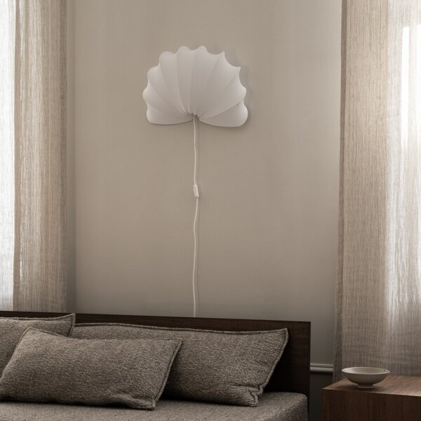 Lampa Ścienna Watt & Veke, Anna, biały, sypialnia, tkanina | tekstylia, design