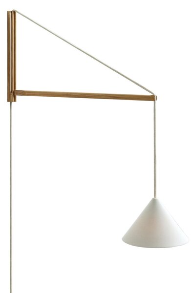 Lampa Ścienna Moebe, drewniany, salon, drewno, nowoczesny